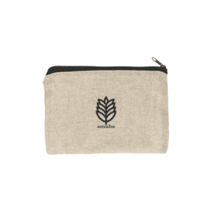 Promotional product carousel: Image 9 - Recycled Twill Pouch with 'Amuba' branding. Click to view more branded promotional products.