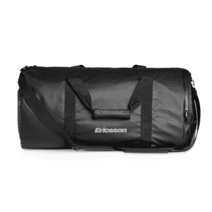 Promotional product carousel: Image 18 - Rain Duffel Bag with 'Ericsson' branding. Click to view more branded promotional products.