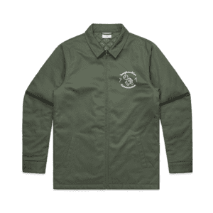 Promotional product carousel: Image 10 - Service Jacket with 'Tough Knuckles Construction' branding on the chest. Click to view more branded promotional products.