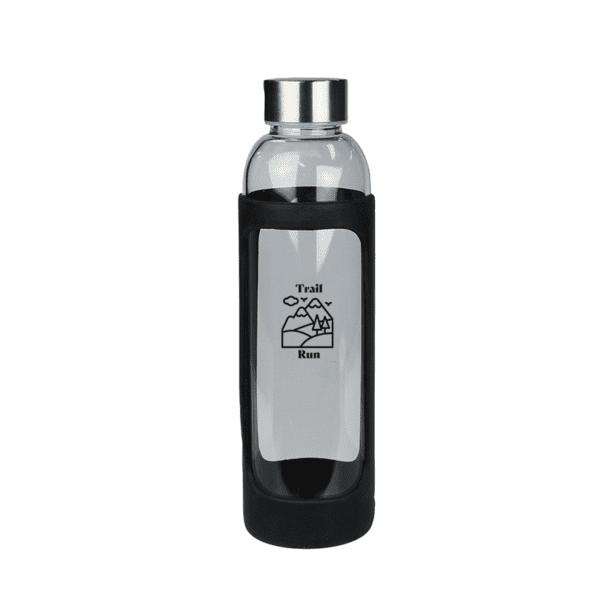 Promotional product carousel: Image 12 - High Sierra® Maverick Copper Vacuum Bottle 600ml in charcoal with branding. Click to view more branded promotional products.