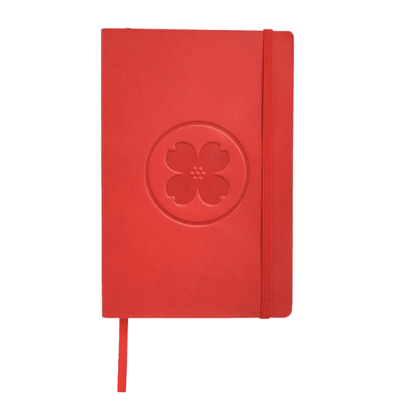 Pedova Soft Bound JournalBook™ with branding. Click here for more custom branded notebook options